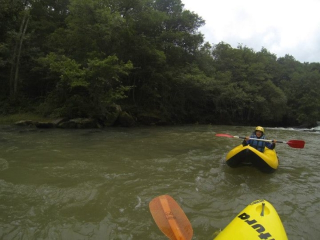 descenso en canoa